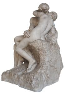 1888-1898 (motif original - ici épreuve en plâtre de 1927) - Rodin - Le baiser - Musée des Beaux-Arts de Nice