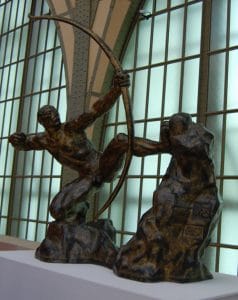 1909 (motif original) 1923 (nouvelle version) 1924 (fonte de celle en photo) - Antoine Bourdelle sculpteur - Alexis Rudier fondeur - Héraklès archer - Musée d'Orsay