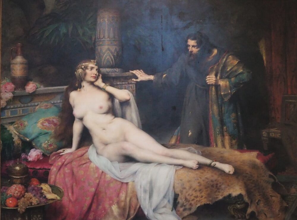 1920 - Adrien Thanou - Thaïs (pécheresse égyptienne qu'un ermite aurait ramené dans le droit-chemin) -Musée des Beaux-arts de Nice