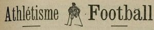 Catégorie athlétisme - Lyon-sport 110 - 10 février 1900
