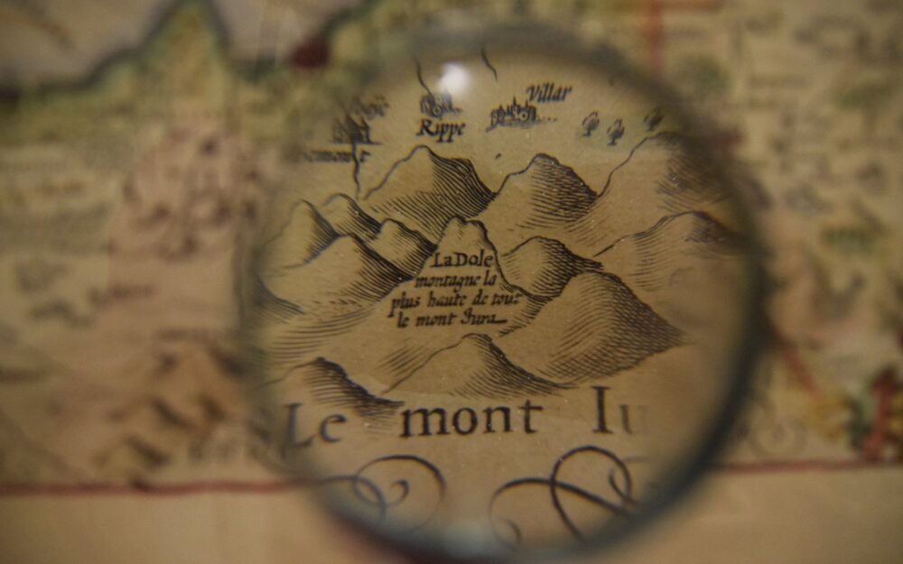 Chorographica Tabula Lacus Lemanni - 1605 - Jacques Goulart - musée du Chablais Thonon
