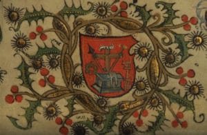 Détail - Page de missel - vers 1500 - Landesmuseum für Kunst und Kulturgeschichte Oldenburg - inv 2.429b