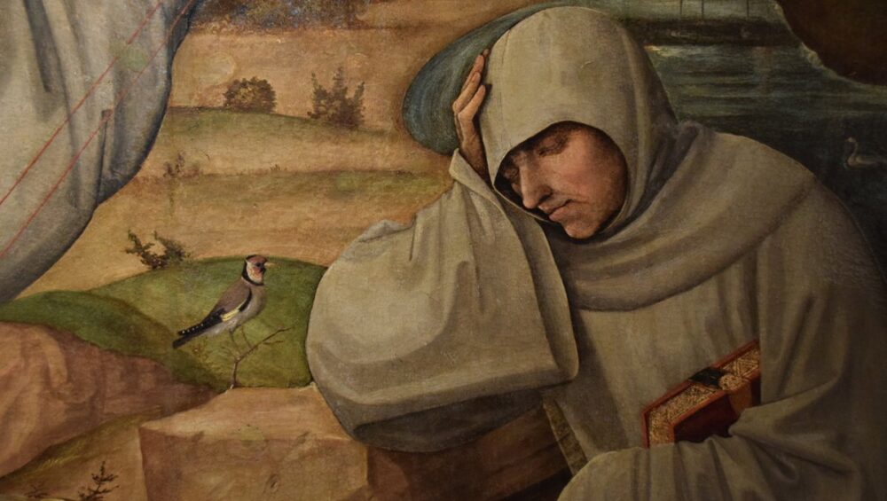 Détail - Saint François recevant les stigmates - auteur inconnu - vers 1475-1500 - MNA de Lisbonne INV 1225