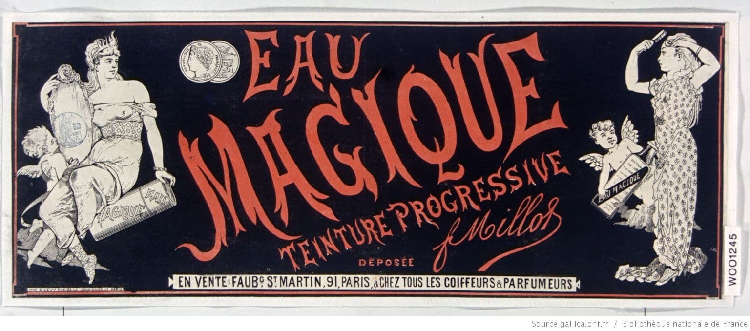 Eau Magique - Trésors Gallica teinture progressive