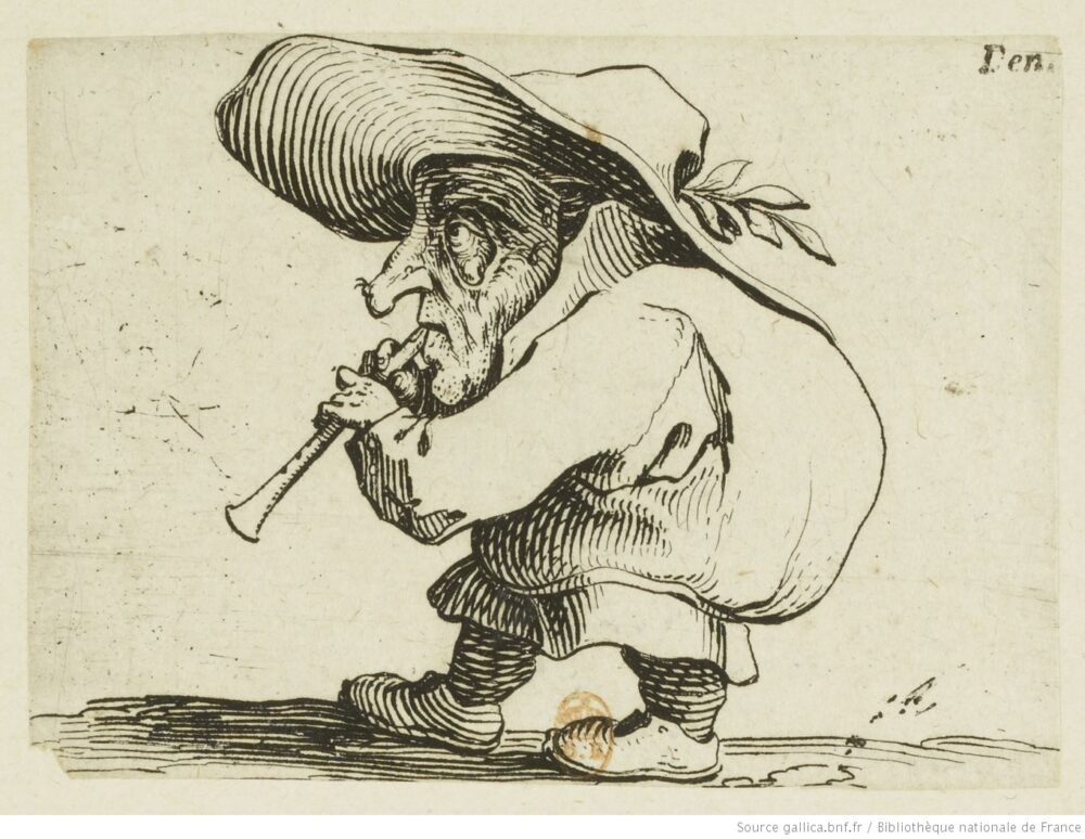 16-Le bossu jouant de la flûte