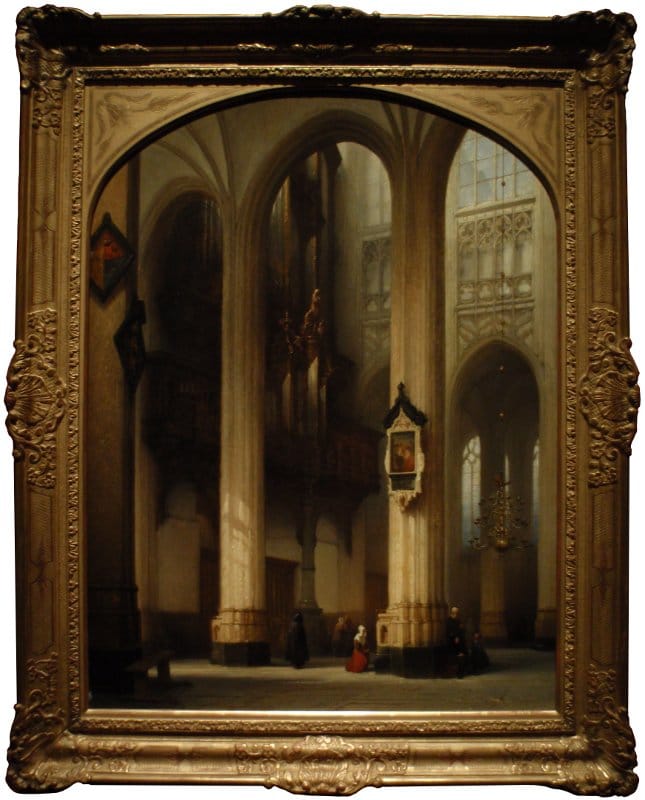 Interior of St-John's - Johannes Bosboom - 1840.