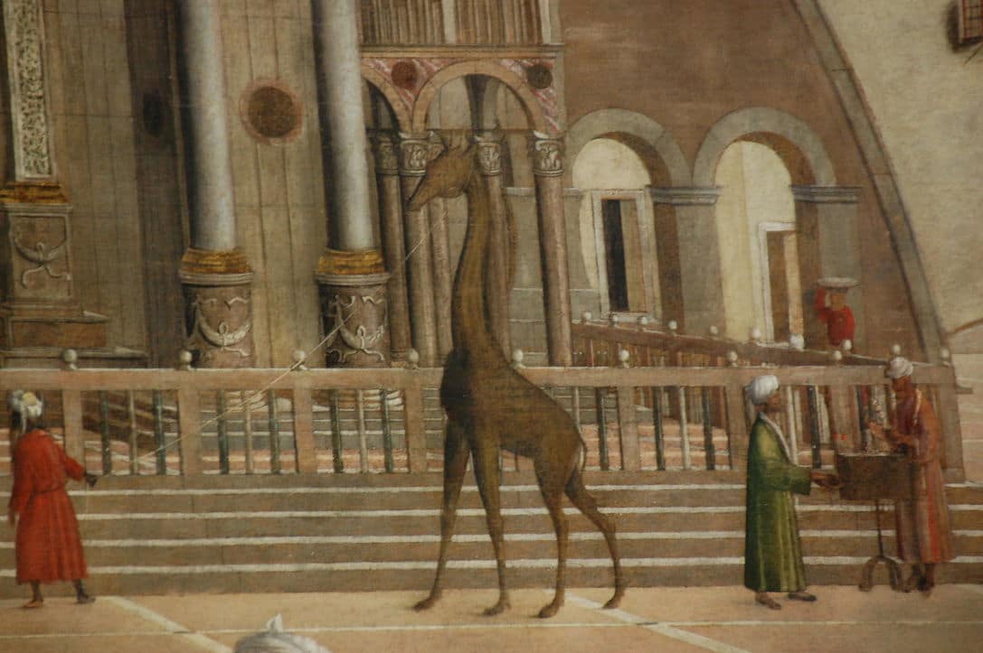 Gentile et Giovanni Bellini, La prédication de saint Marc à Alexandrie, 1504-1506, huile sur toile, 347 x 770 cm, Milan, Pinacoteca di Brera