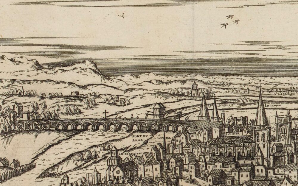 La Cité de Lyon - Jacques Androuet Du Cerceau- 1548 - Gallica/BNF