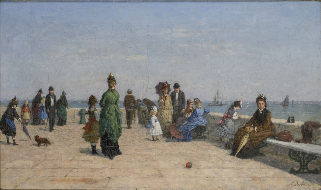 La jetée d’Honfleur, Louis-Alexandre DUBOURG (1821-1891), Le Havre , musée Malraux
