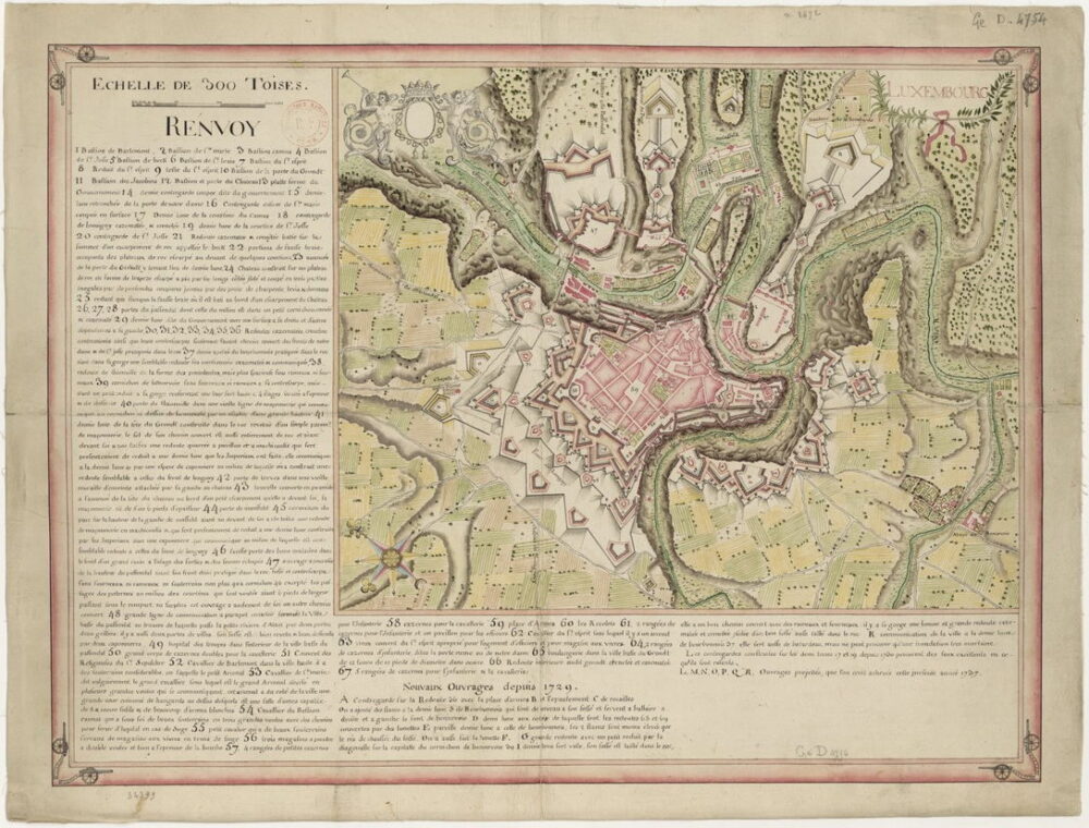 Luxembourg - 1737 - Gallica/BNF