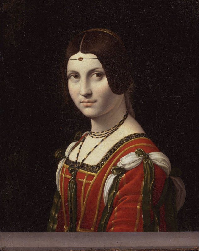 Léonard de Vinci, Portrait de femme, dit La Belle Ferronnière - Musée du Louvre, INV. 778