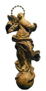 Mathias Steinl - Marie Imaculée - 1688 à Vienne - Sculpture Museum Frankfurt - inv 1532