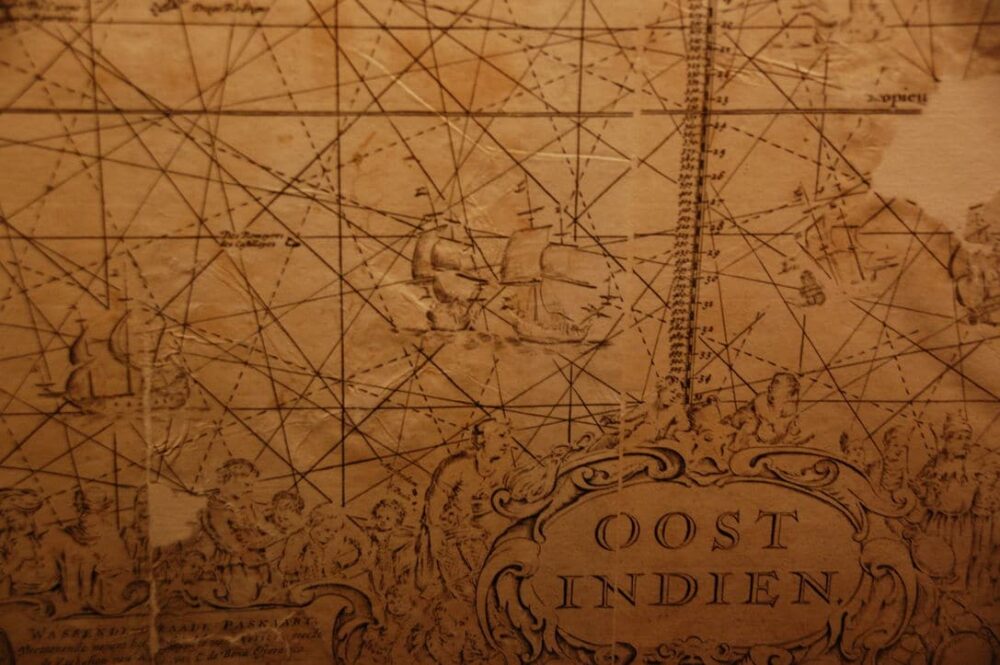 Planche extraite de l'atlas des cartes de géographie et de marine - Van Keulen Gerard, éditeur, 1720 - Museum d'histoire de Nantes