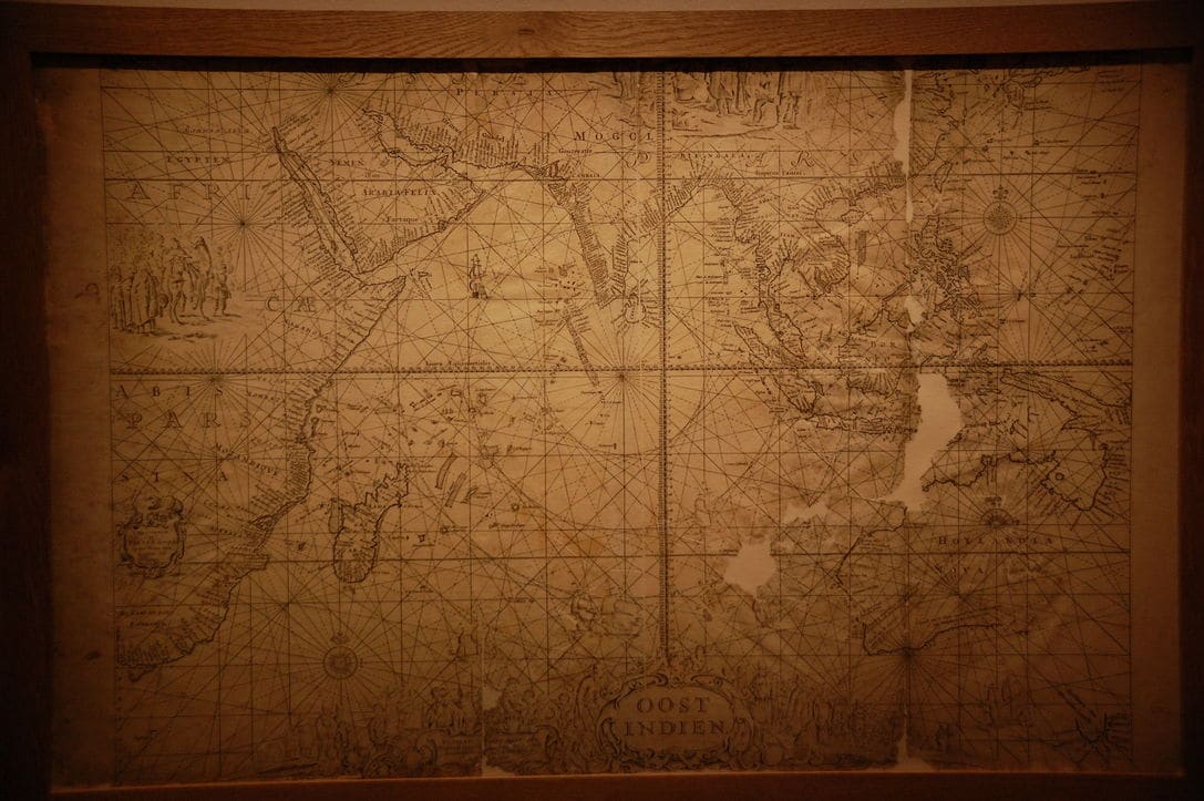 Planche extraite de l'atlas des cartes de géographie et de marine - Van Keulen Gerard, éditeur, 1720 - Museum d'histoire de Nantes