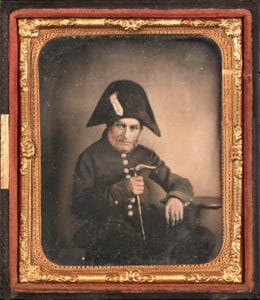 Pensionnaire de l'Hôtel des Invalides en uniforme, 1850