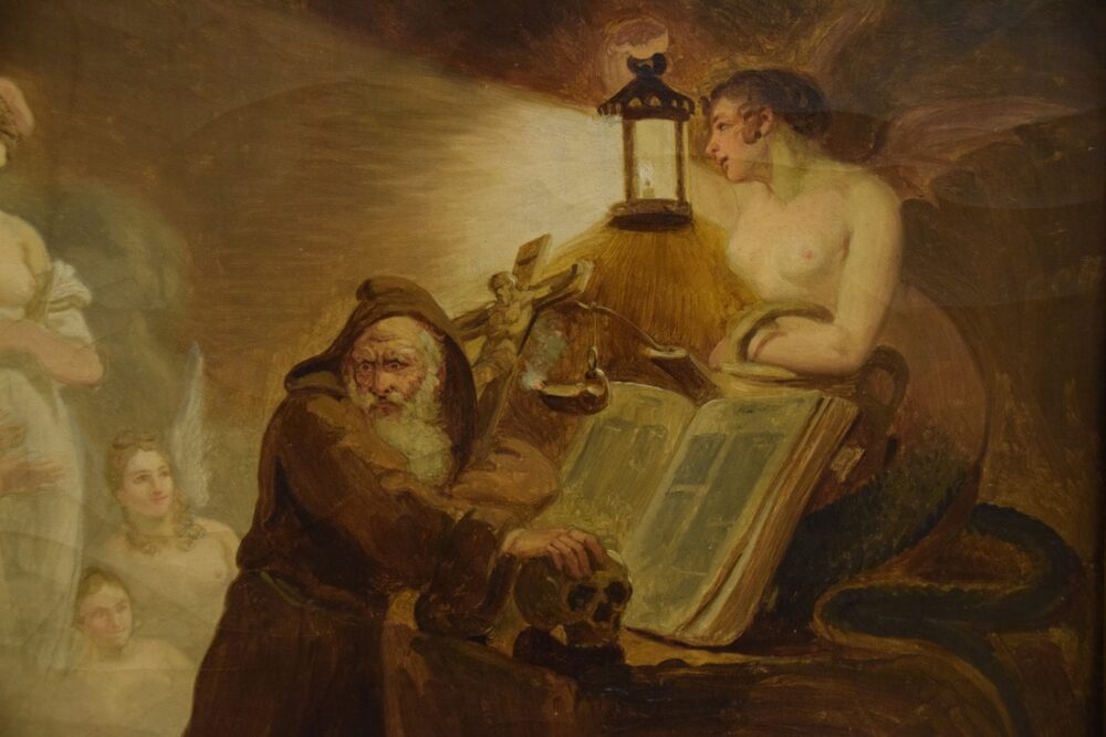 Vers 1814 - Wolffgang Adam Töpffer - la tentation de Saint Antoine - Musée d'art et d'histoire de Genève - 1912-55