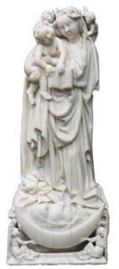 Vierge à l'Enfant - vers 1430 - Pays-Bas - Sculpture Museum Frankfurt - inv 1034