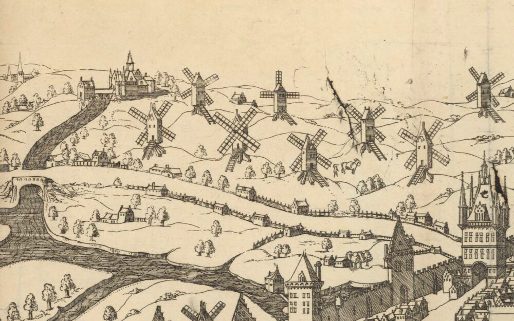 Vue d'Anvers. Antwerpiae in Brabantia - Jacques Androuet Du Cerceau - 1543 - Gallica/BNF