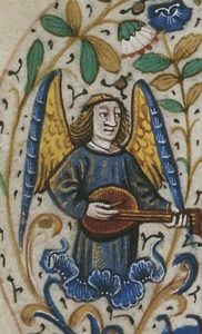 ange musicien enluminure